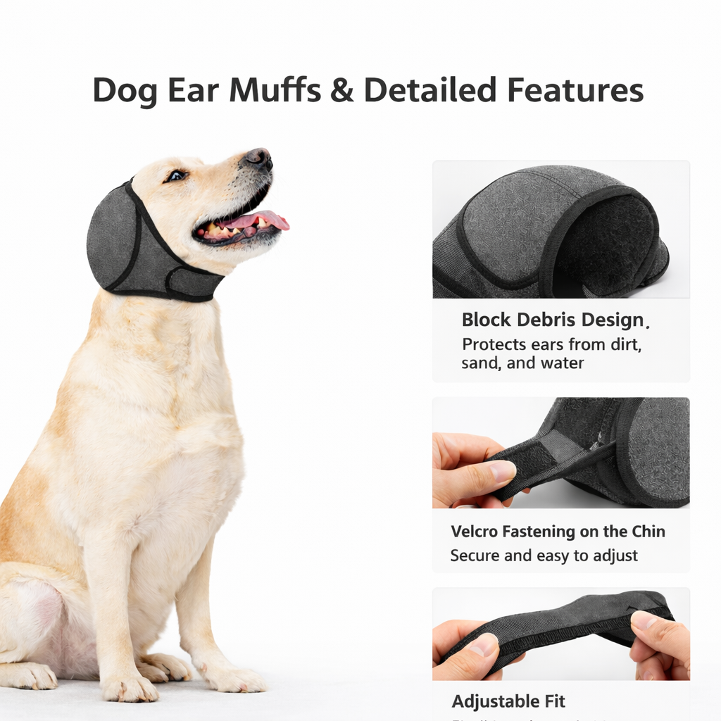 Anxiety Relief Ear Muffs for Dogs